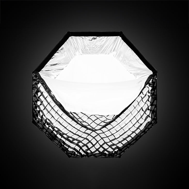 Spectrum LUMIBOX 120cm/47.2" Quick Release Octagon Softbox Lighting Modifier with Grid (Bowens Mount)