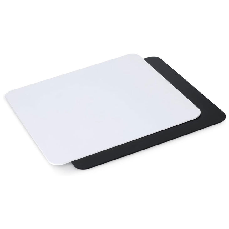 Black & White Reflective Portable Shooting Surface Set - For Table Top Products (30 x 30cm)
