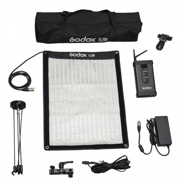 Godox FL100 100W Flexible LED Video Light 3300-5600K Bi-Colour Foldable Light