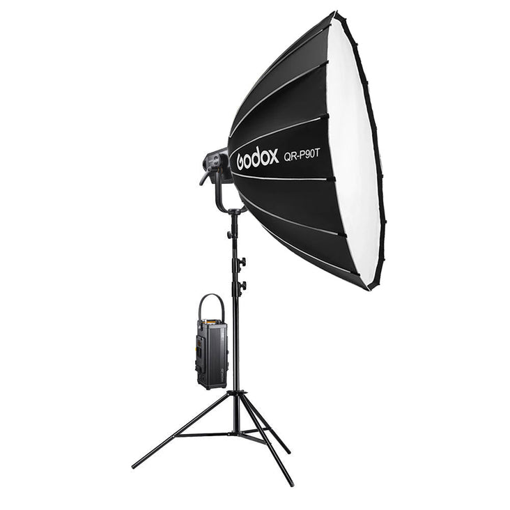 Godox Knowled 'Cinematic Starter Kit' M200D / M200Bi / M300D / M300Bi COB LED Light with Stand - Bundle