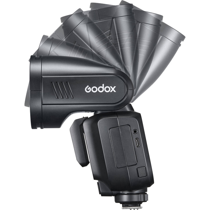 Godox V100-C 100Ws HSS TTL Li-ion Round Head Speedlight Flash (Canon)