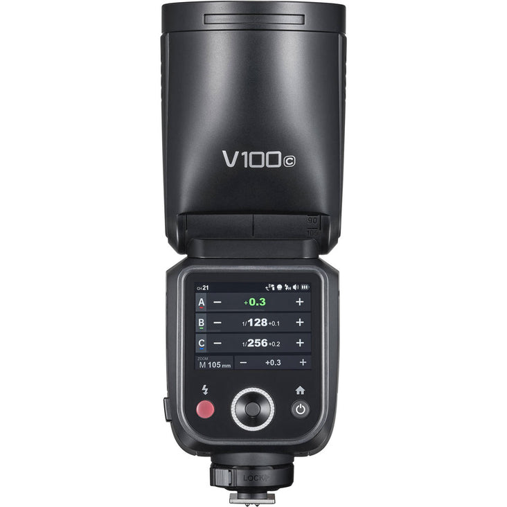 Godox V100-C 100Ws HSS TTL Li-ion Round Head Speedlight Flash (Canon)