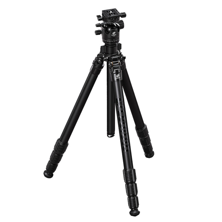 Leofoto LG-324C Black 4 Section Water Resistant Carbon Fibre Tripod with LH-40R Ball Head