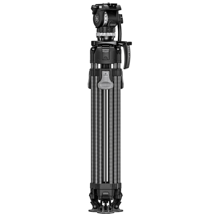 Leofoto LVF-163C+FH-10 Professional Carbon Fibre Video Tripod with Fluid Video Head