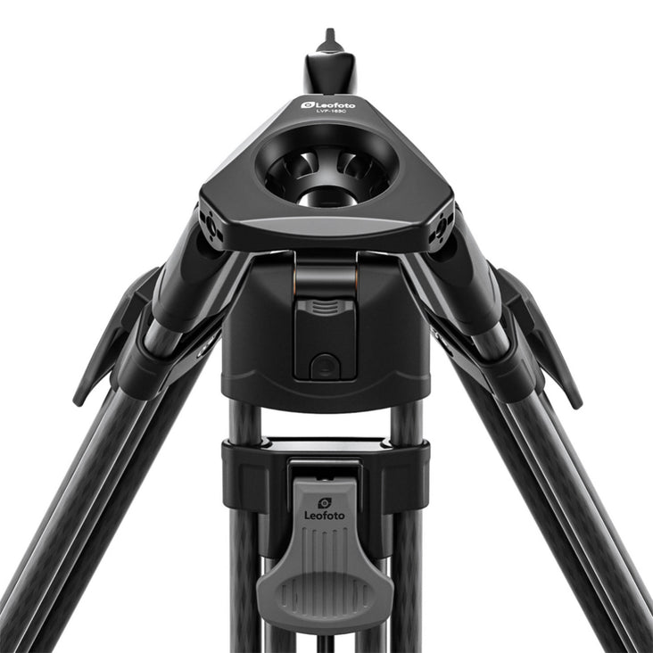 Leofoto LVF-163C+FH-10 Professional Carbon Fibre Video Tripod with Fluid Video Head