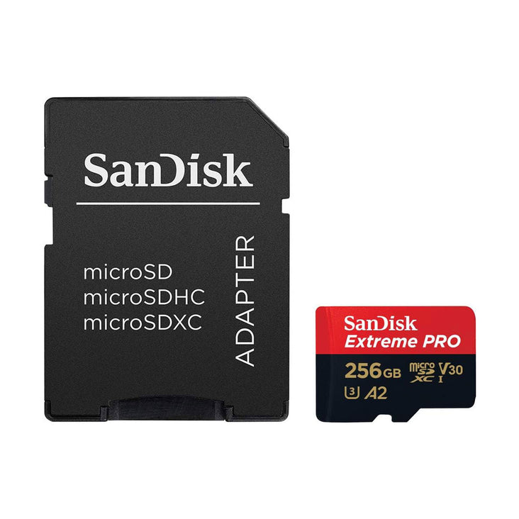 SanDisk Extreme Pro 256GB microSDXC U3 Memory Card