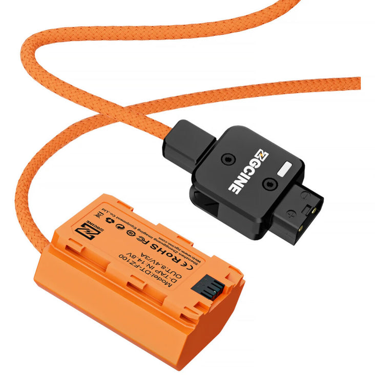 ZGCINE D-Tap to Sony NP-FZ100 Dummy Battery with Braided Wire 60cm