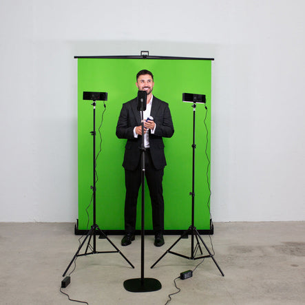 Spectrum 'LiveStream Master' Pull Up Chroma Key Green Screen Backdrop ...