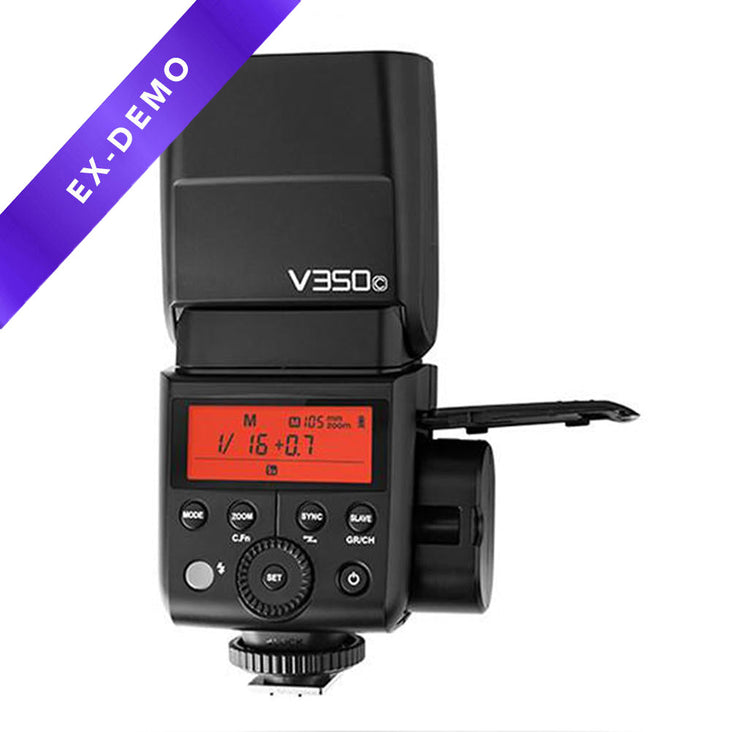 Godox V350C 2.4G TTL HSS Speedlite Flash for Canon with Li-ion Battery (DEMO STOCK)