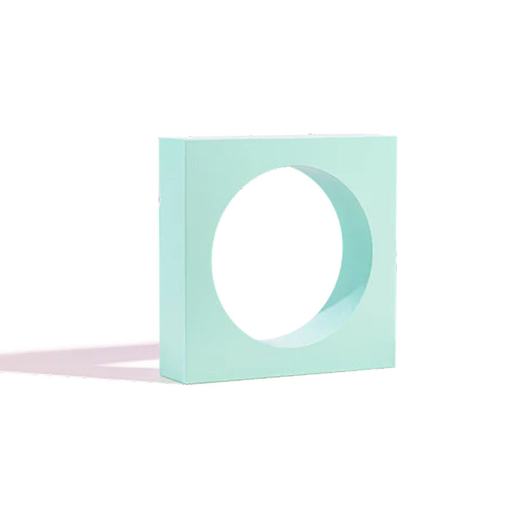Propsyland Mint Green Square Circle Cut Out Block Styling Prop